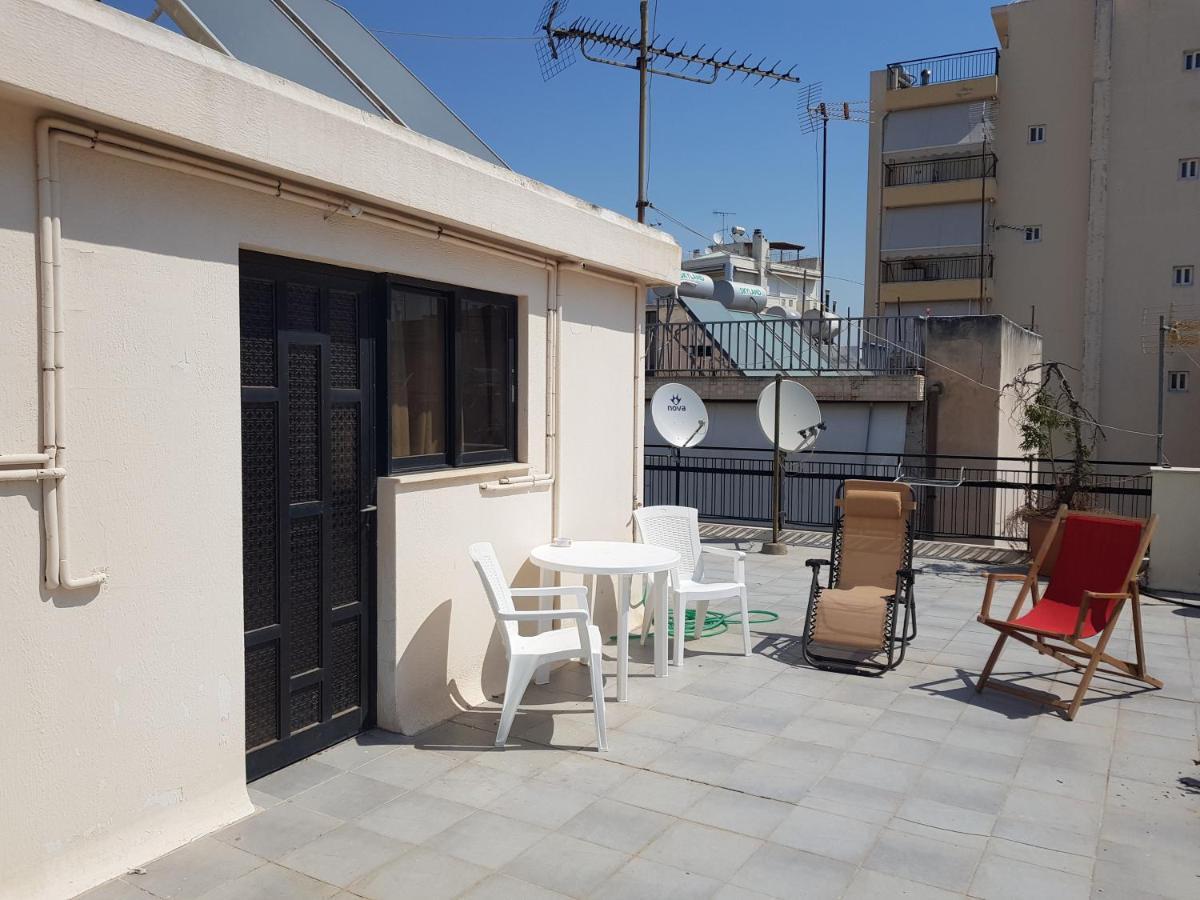 Terrace Roof Room @ Koridallos Metro St. & Piraeus Port Bagian luar foto